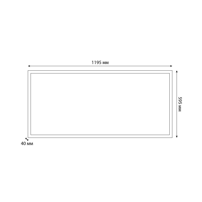ULP-60120 60W/4000К/LL IP40 PREMIUM OPAL BLACK Uniel