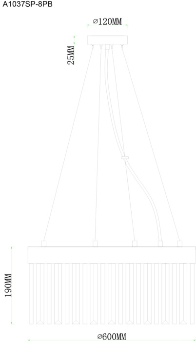 A1037SP-8PB Arte Lamp