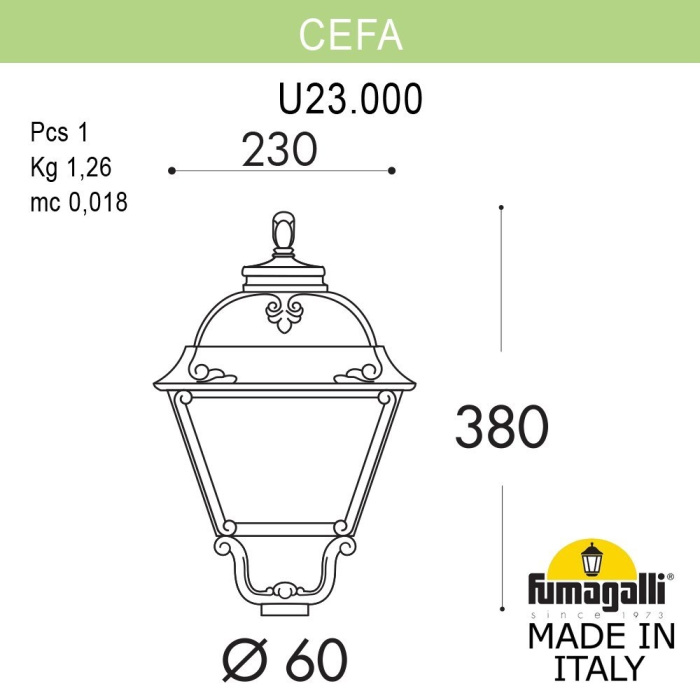 U23.000.000.WXE27 Fumagalli