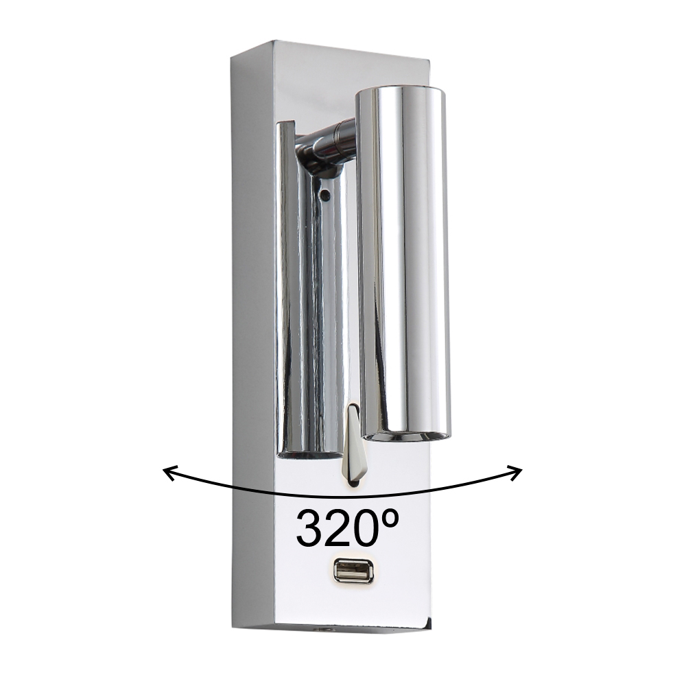 CLT 210W USB CH Crystal Lux