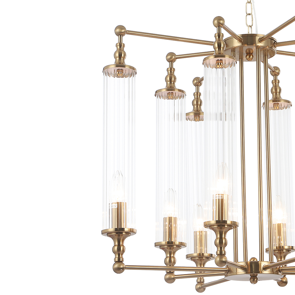 TOMAS SP8 D650 BRASS Crystal Lux