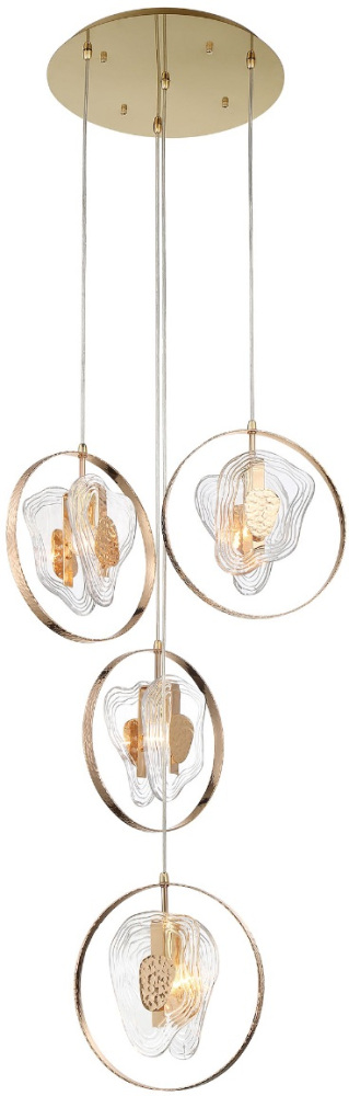 P60669-4 gold/clear Delight Collection