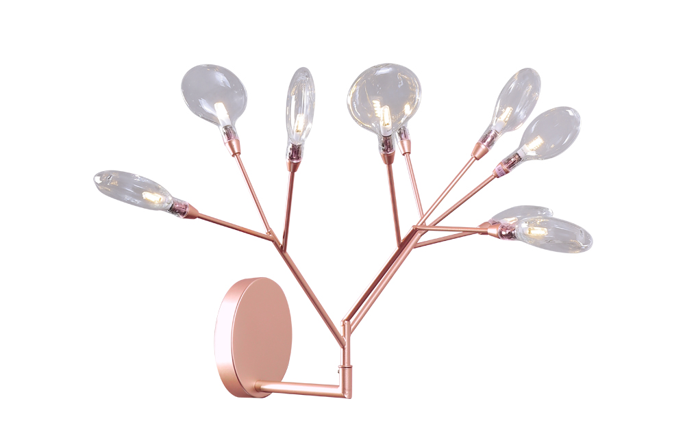 EVITA AP9 COPPER/TRANSPARENT Crystal Lux