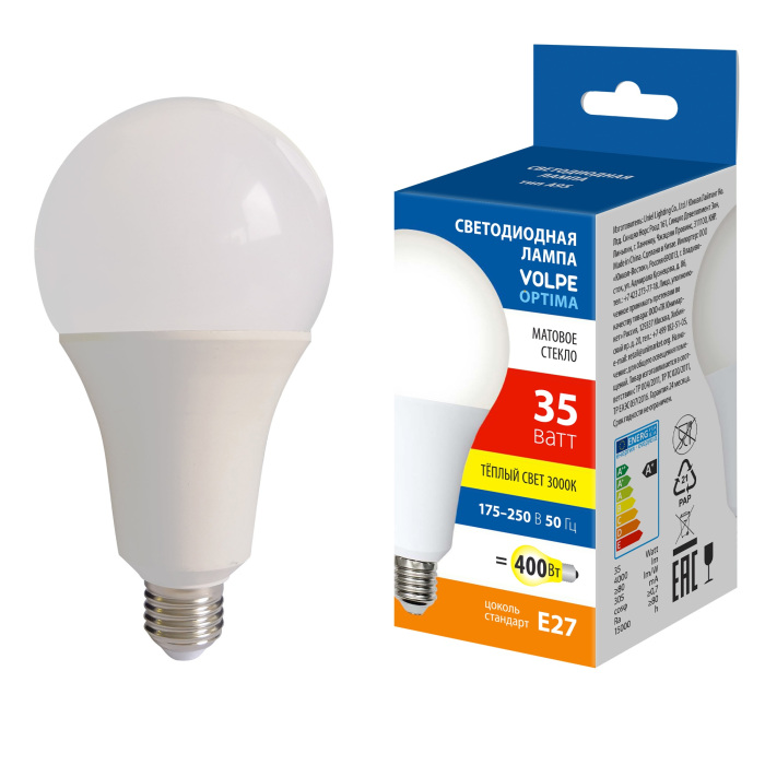 LED-A95-35W/3000K/E27/FR/SLS Volpe