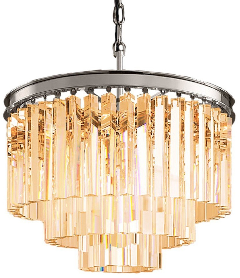 KR0387P-6 chrome/amber Delight Collection