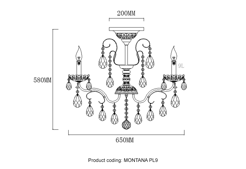 MONTANA PL9 Crystal Lux