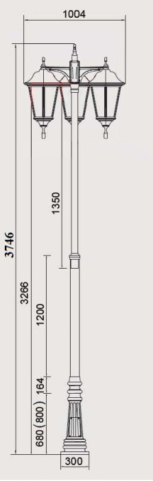 79835/DOWN Bl Oasis Light