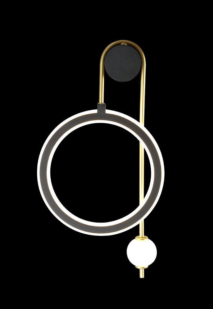 CORIDA AP25W LED BLACK/GOLD Crystal Lux