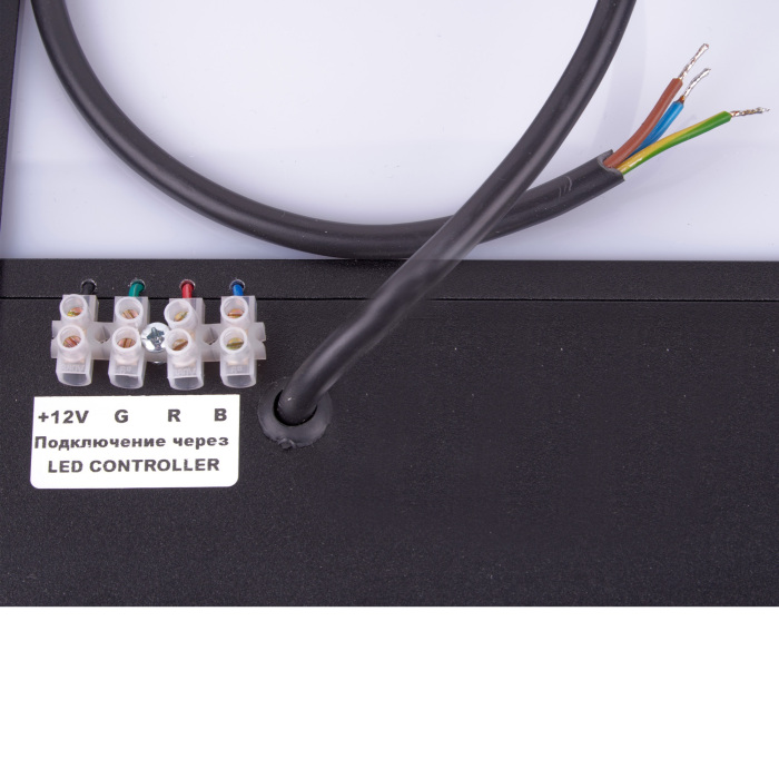 ULO-K16B 2x22W/4000K/L100 5W/RGB IP44 BLACK Uniel