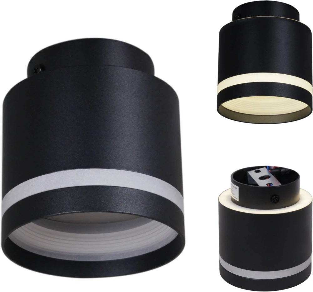53001-9.5-001IL GX53+LED3W BK Reluce