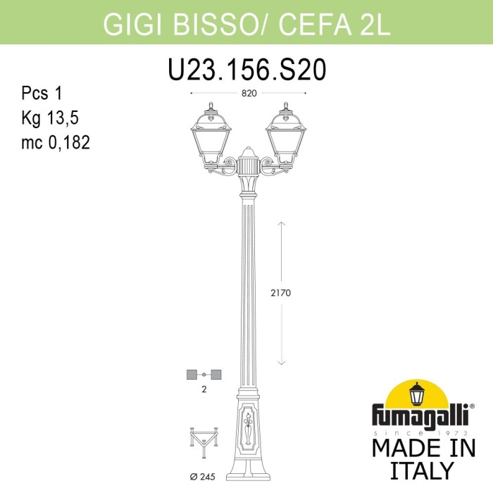 U23.156.S20.AXE27 Fumagalli