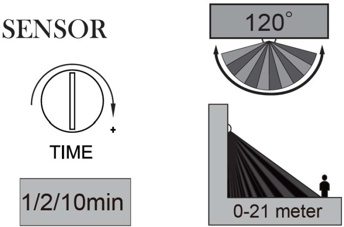 W6219A-PiR Bl Oasis Light