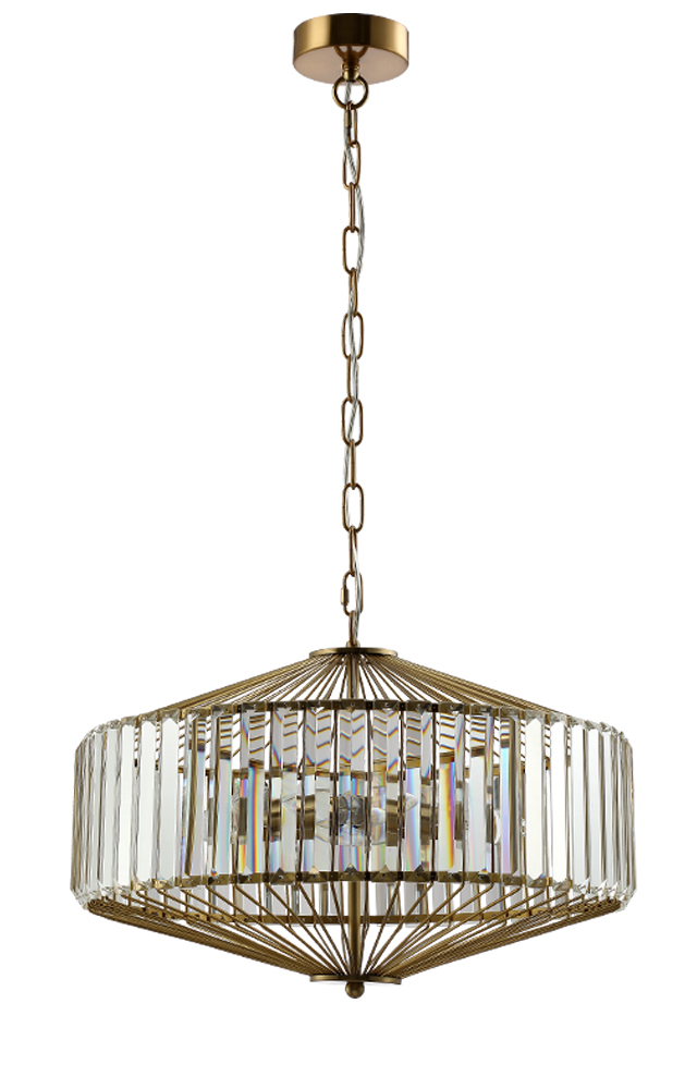 FIESTA SP5 BRASS/TRANSPARENTE Crystal Lux