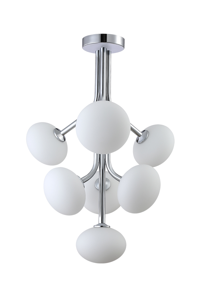 ALICIA SP7 CHROME/WHITE Crystal Lux