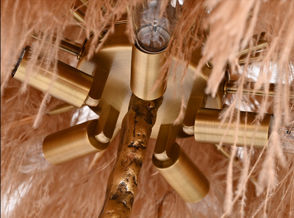 BRFL5014 beige/antique brass Delight Collection