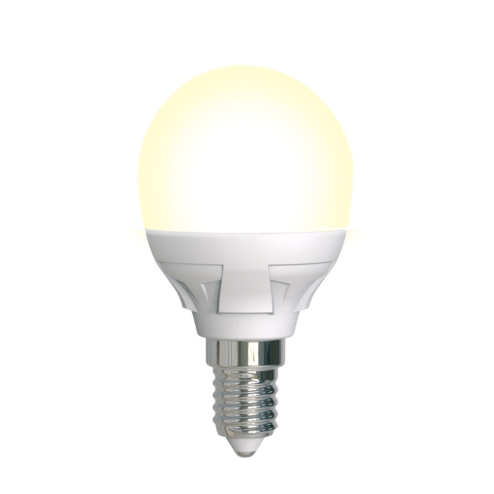 LED-G45 7W/3000K/E14/FR/DIM PLP01WH картон Uniel