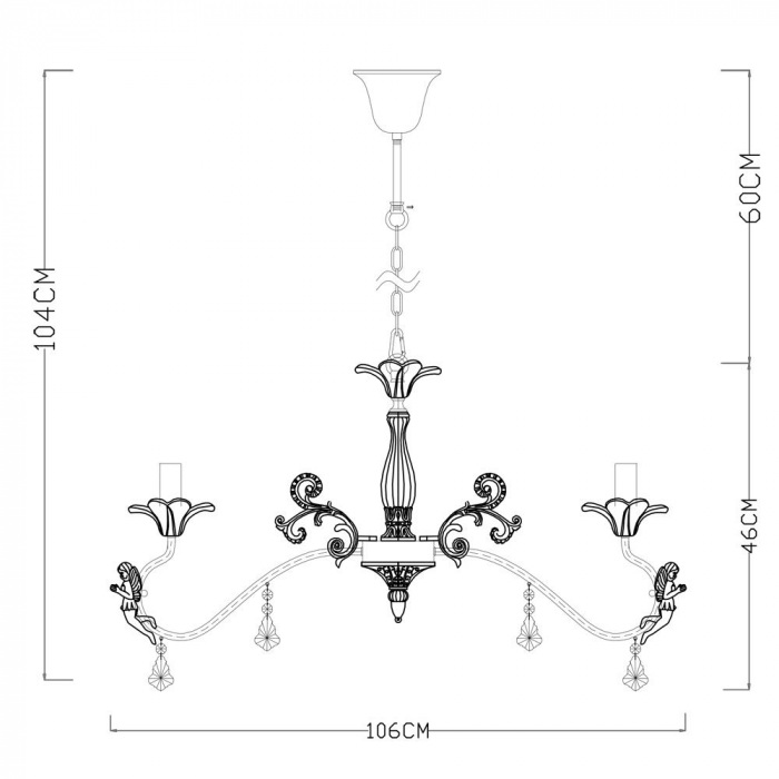 A5349LM-8WH Arte Lamp