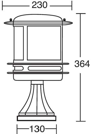 68304/SB2 Bl opal Oasis Light