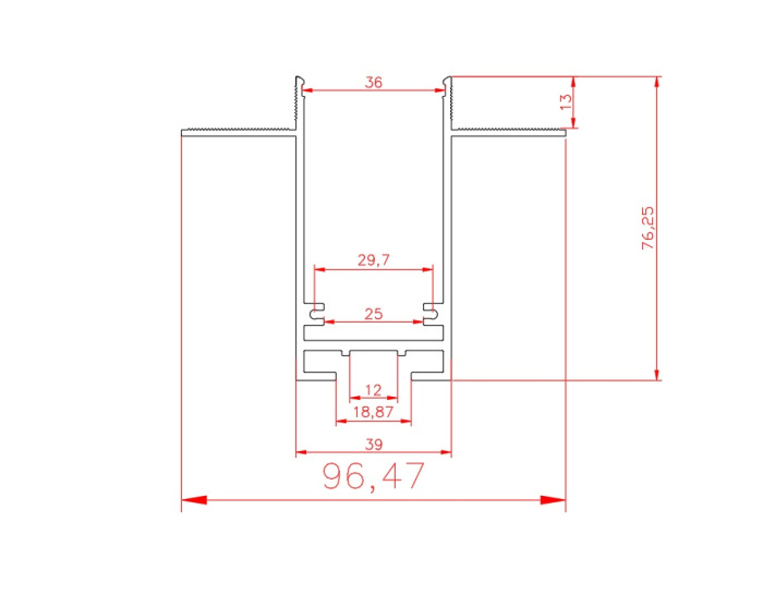 DLM012BSp 2 lines Donolux