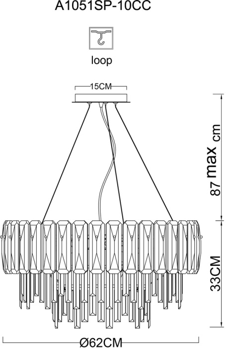 A1051SP-10CC Arte Lamp