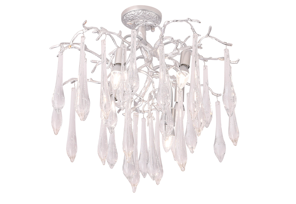 REINA PL5 D600 SILVER PATINA Crystal Lux