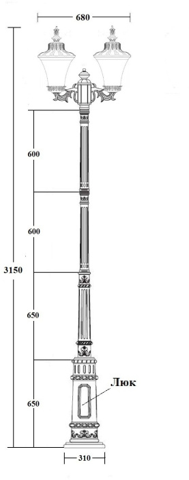 86410A/15 E7 Bl Oasis Light