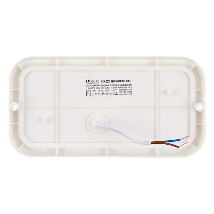 ULW-Q228 18W/4000K IP65 WHITE Volpe