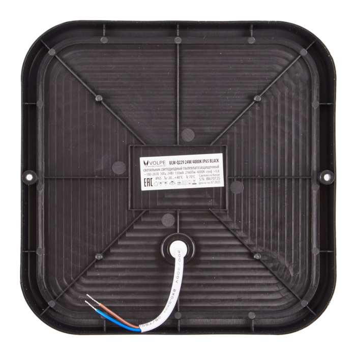 ULW-Q229 24W/4000K IP65 BLACK Volpe
