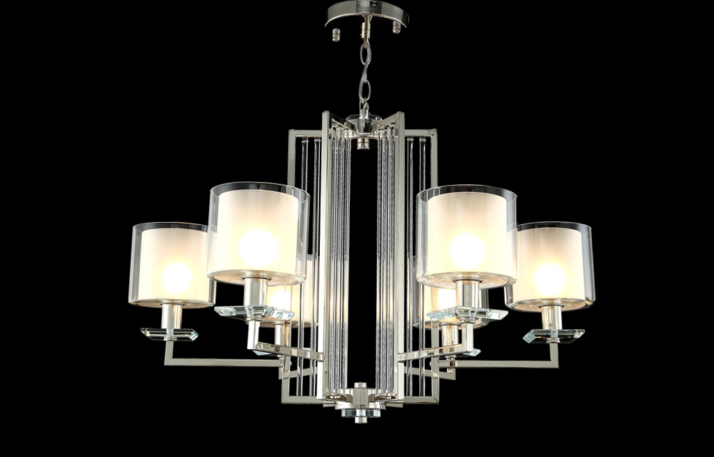 NICOLAS SP-PL6 NICKEL/WHITE Crystal Lux