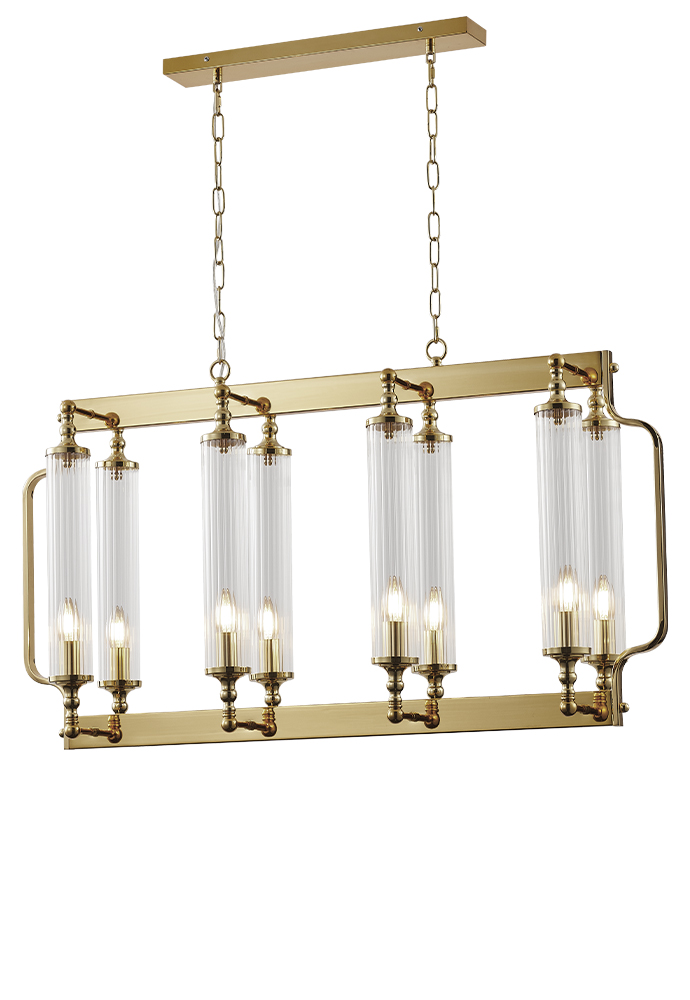 TOMAS SP8 L1000 BRASS Crystal Lux