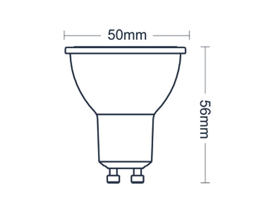 HL GU10/7W/2700K DIM Italline