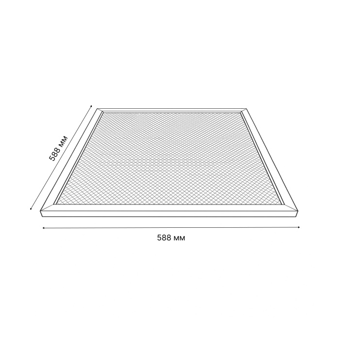 ULP-6060-36W/3000К IP40 GRILYATO WHITE Uniel