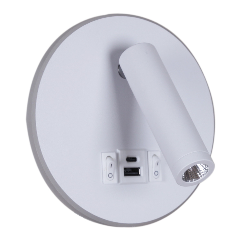 86203-9.2-001KT LED12W+USB WT Reluce