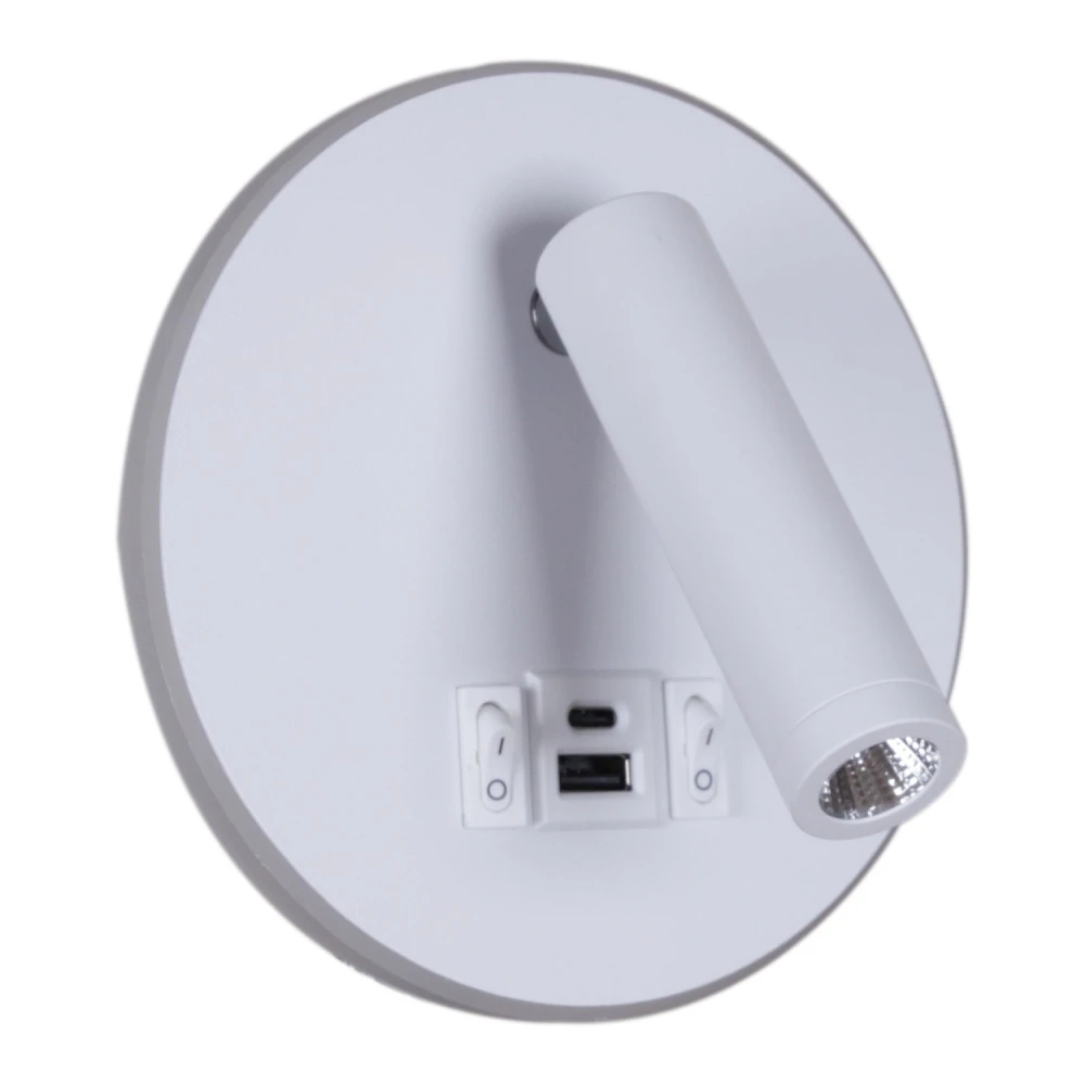 86203-9.2-001KT LED12W+USB WT Reluce