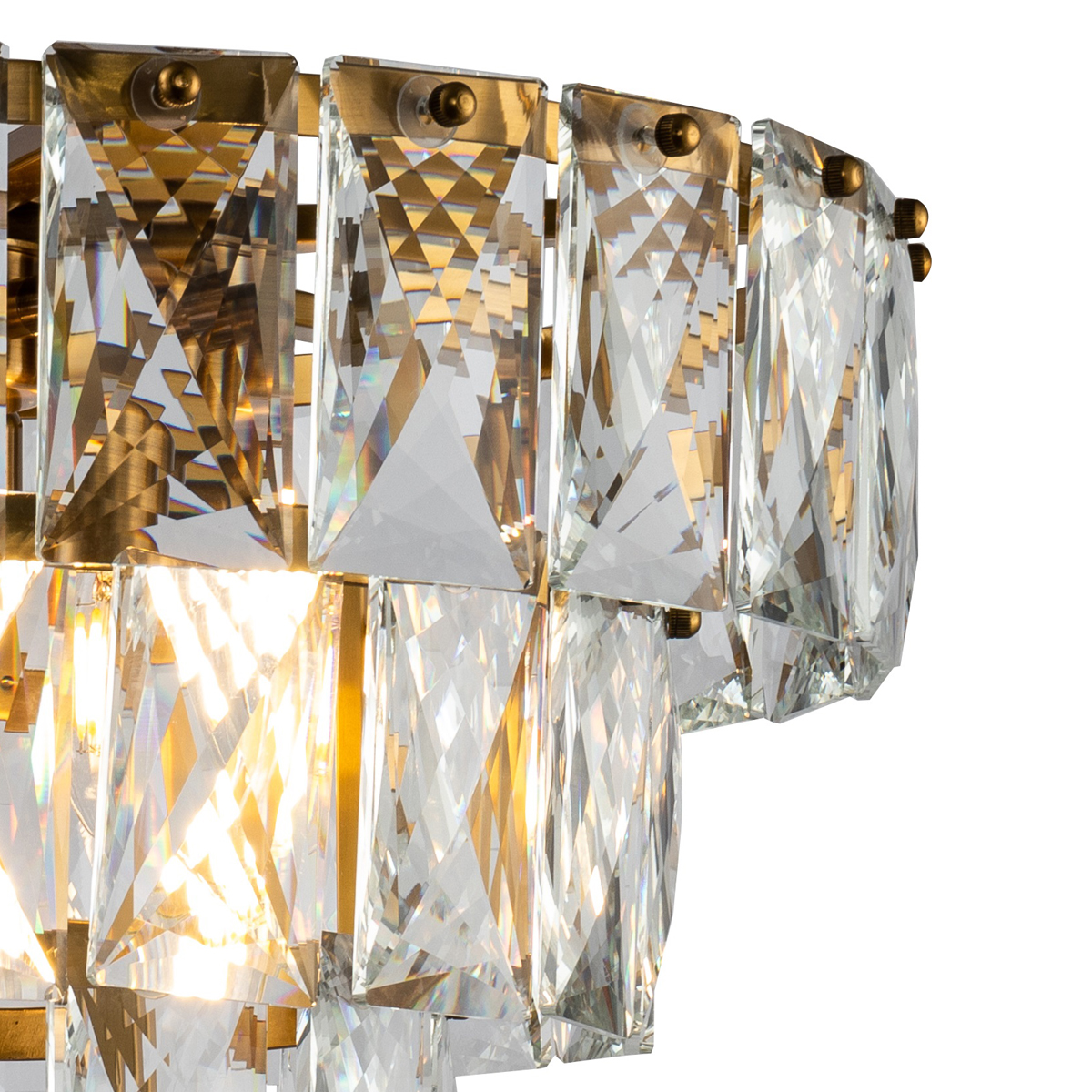 KG1113P-7 brass/clear Delight Collection
