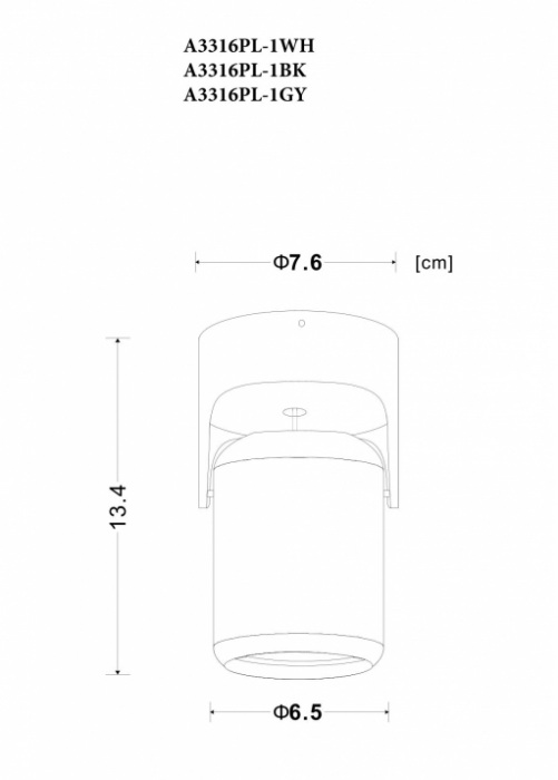 A3316PL-1WH Arte Lamp