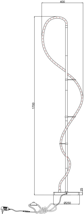 A2850PN-35BK Arte Lamp