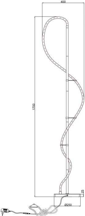 A2850PN-35BK Arte Lamp