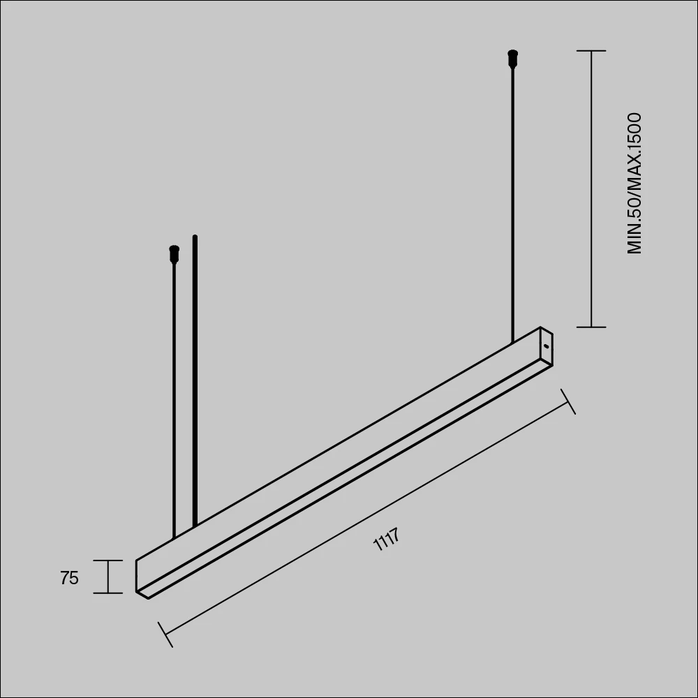 P070PL-2.7-3-4K-B Maytoni
