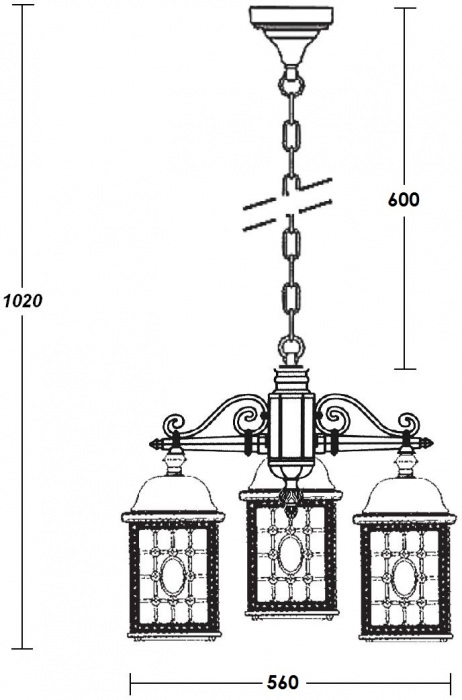64870S/3 Bl Oasis Light
