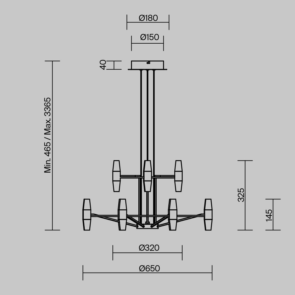 MOD401PL-L72BS3K Maytoni