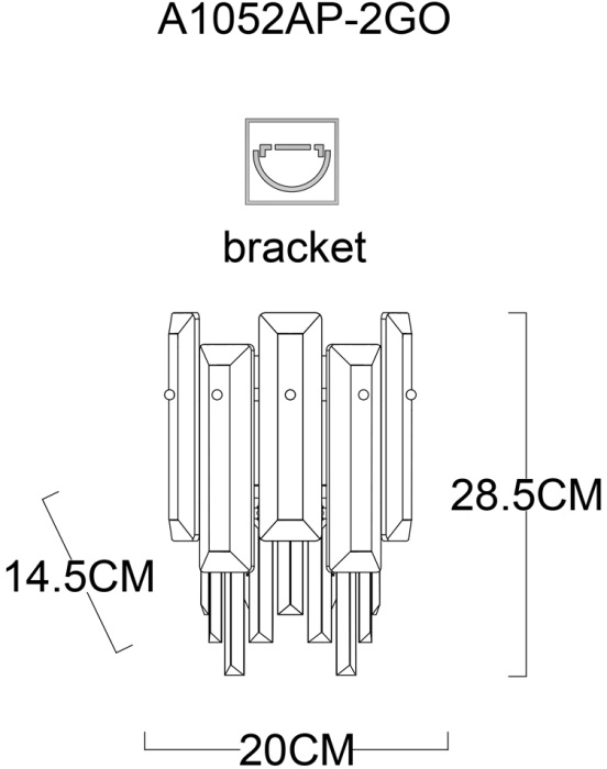 A1052AP-2GO Arte Lamp