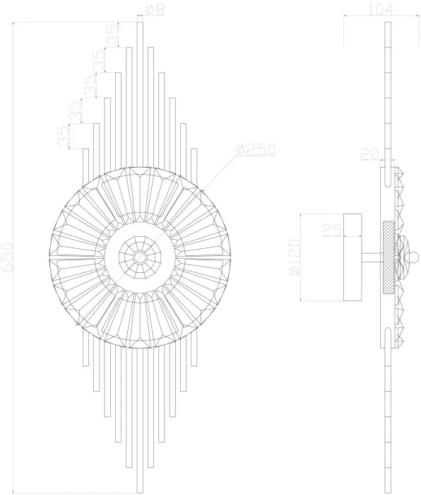 A2564AP-1PB Arte Lamp