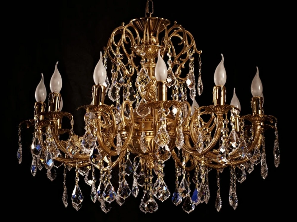 8888/12 AB Leaf crystal Brizzi