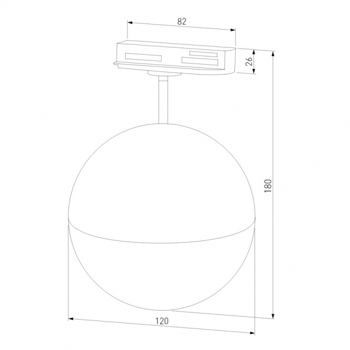 Glob GX53 Черный (MRL 1015) однофазный Elektrostandard