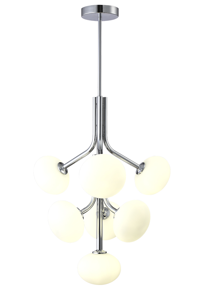 ALICIA SP7 CHROME/WHITE Crystal Lux