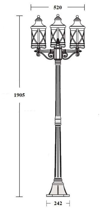 84808B/02 Bl Oasis Light