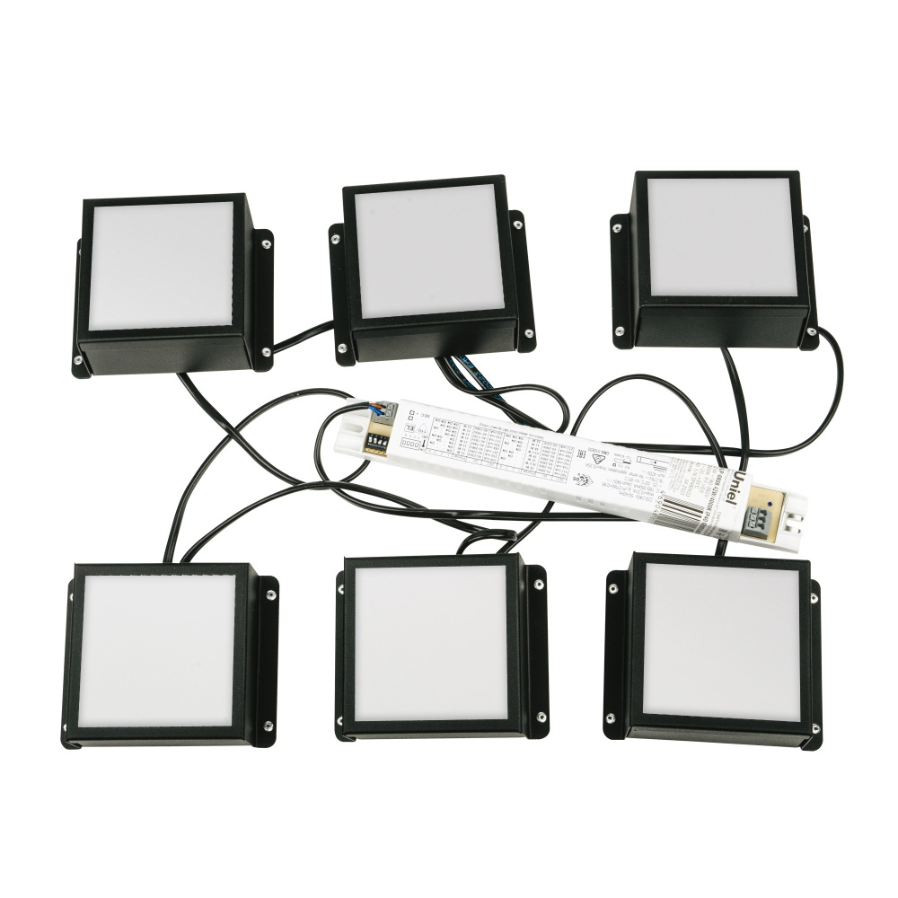 ULP-1010 42W/4000К IP40 GRILYATO OPAL BLACK KIT06 Uniel