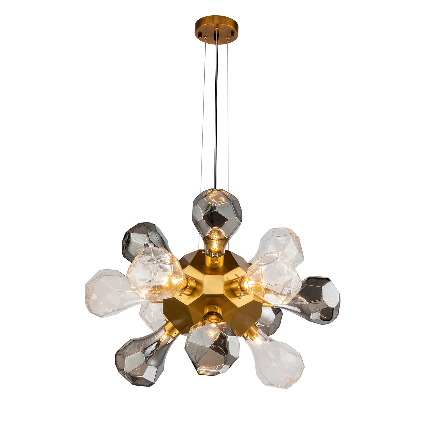 KR1197P-12 brass, smoky/clear Delight Collection