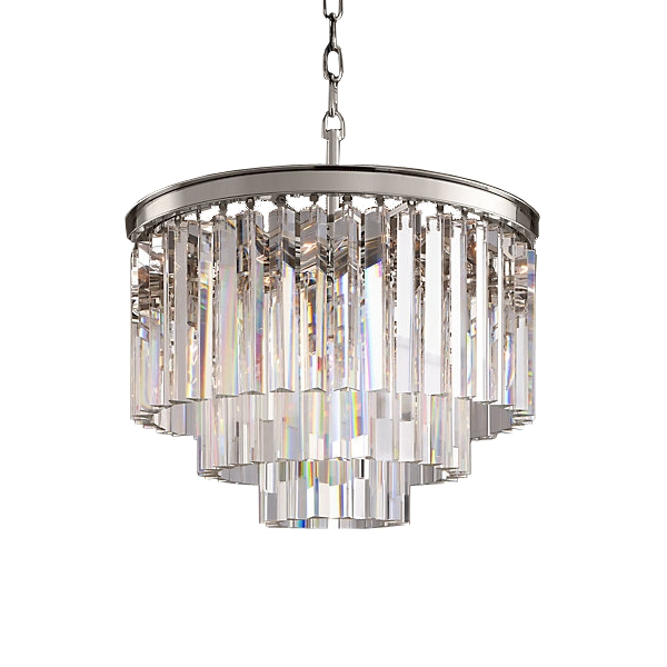KR0387P-6 chrome/clear Delight Collection